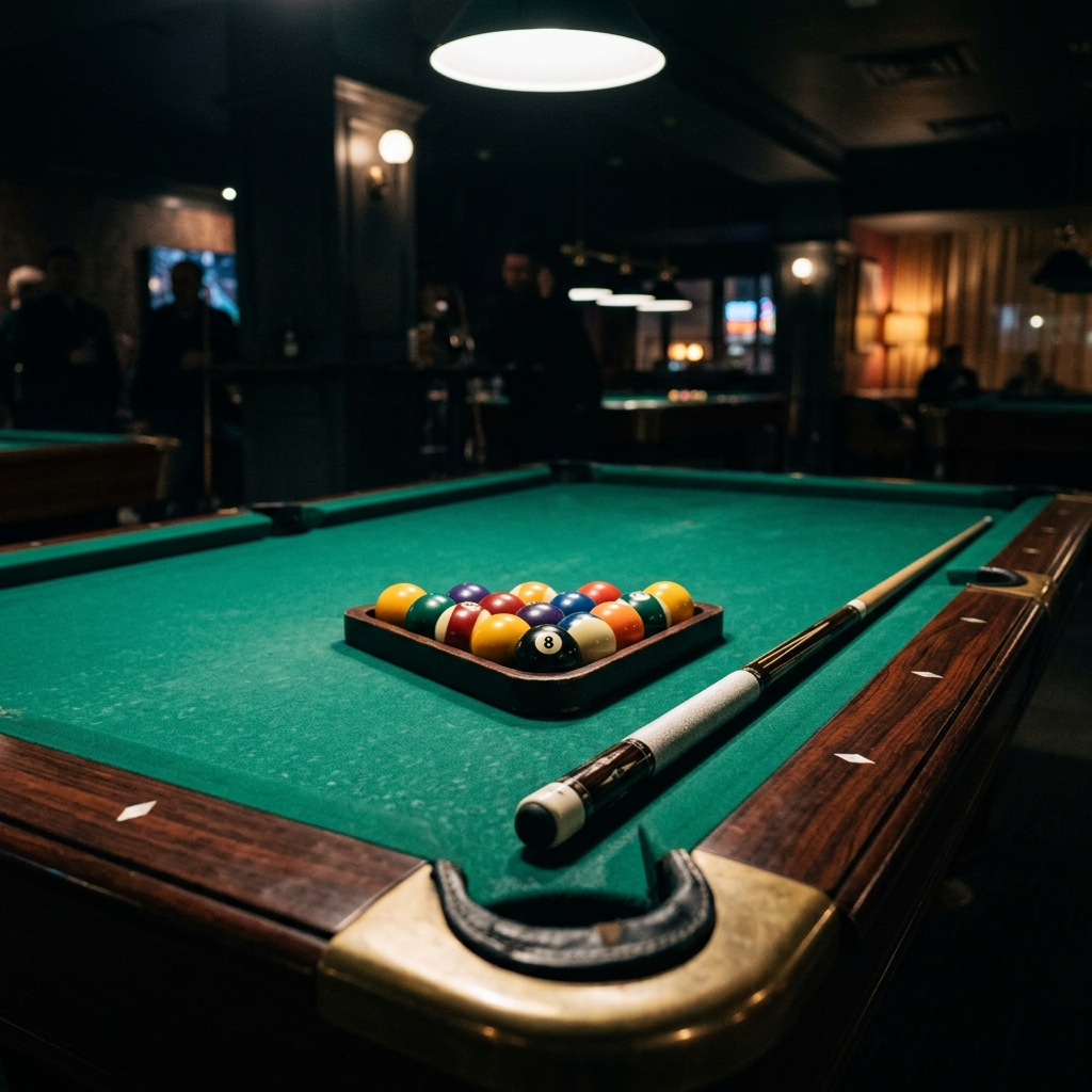 Billiard table background